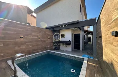 Casa com 3 quartos, balneário maracanã, praia grande - r$ 750 mil