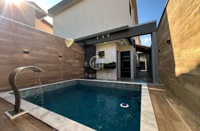 Casa com 3 quartos, balneário maracanã, praia grande - r$ 750 mil