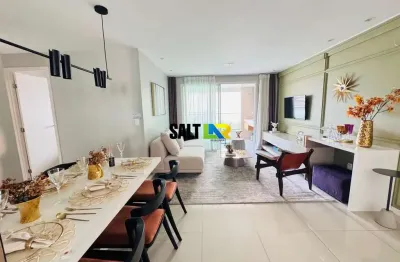 Apartamento com 3 dormitórios à venda, 89 m² por r$ 914.000,00 - cambeba - forta