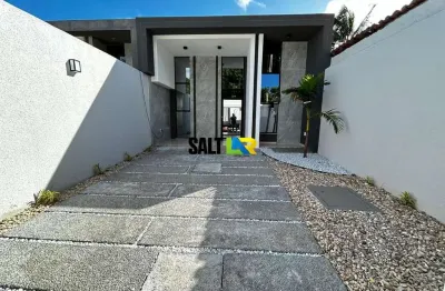 Casa com 3 dormitórios à venda, 106 m² por r$ 420.000,00 - guaribas - eusébio/ce