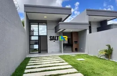 Casa com 3 dormitórios à venda, 107 m² por r$ 490.000 - guaribas - eusébio/ce