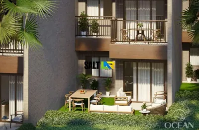 Apartamento com 2 dormitórios à venda, 35 m² por r$ 380.733 - tapera - aquiraz/c