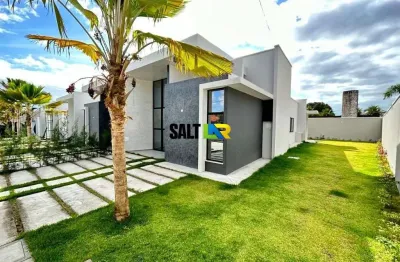 Casa com 3 dormitórios à venda, 105 m² por r$ 670.000,00 - urucunema - eusébio/c