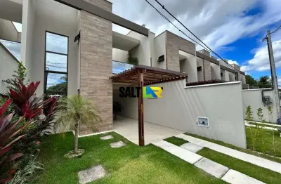 Casa com 4 dormitórios à venda, 128 m² por r$ 499.000,00 - centro - aquiraz/ce
