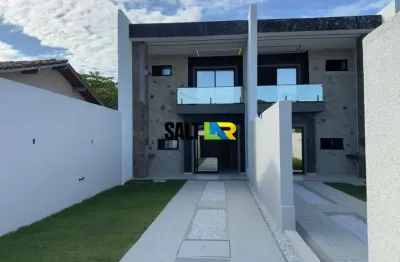 Casa com 3 dormitórios à venda, 108 m² por r$ 419.900,00 - encantada - eusébio/c