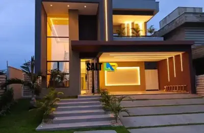 Casa duplex com 5 dormitórios à venda, 297,00m² por r$ 2.600.000,00 - eusébio/ce