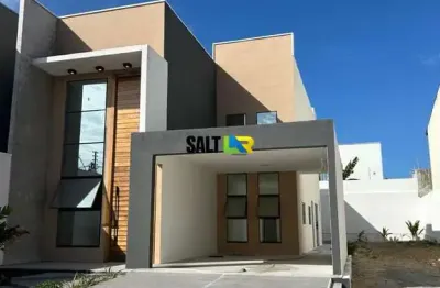 Casa duplex nova de alto padrão - 3 suítes, 4 vagas - r$1.650.000,00