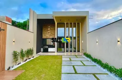 Casa plana no edson queiros - 110m2 construído, 3 suítes - r$549.000,00