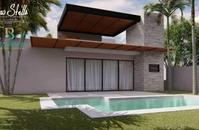 Rancho com 3 dormitorios a venda, 209 m2 por r$ 400.000,00 - condominio costa azul - aracatuba/sp