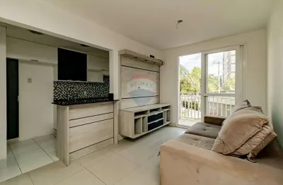 Apartamento semimobiliado em condomínio com infraestrutura completa