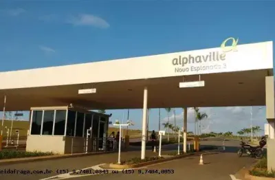 Terreno em condomínio para venda em votorantim, alphaville nova esplanada 3