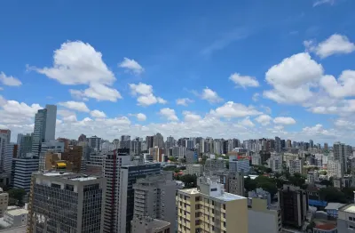 Apartamento de 01 quarto no centro de curitiba-pr andar alto com 01 vaga