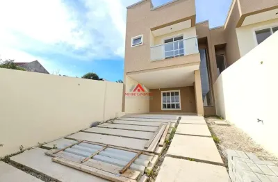 Sobrado 03 dormitórios com 1 suíte , 174m² - boneca do iguaçu - são josé dos pinhais