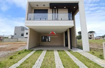 Sobrado alto padrão com 3 suítes - 142m² - costeira - são josé dos pinhais