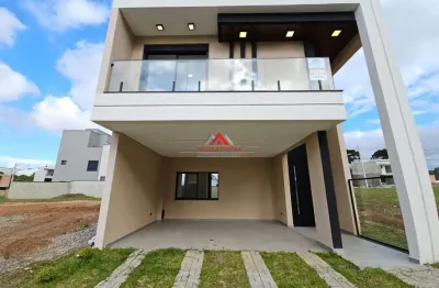 Sobrado alto padrão com 3 suítes - 142m² - costeira - são josé dos pinhais