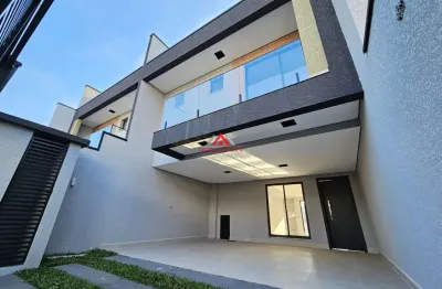 Sobrado alto padrão 03 dormitórios e 1 suíte com 163m² - cruzeiro - são josé dos pinhais