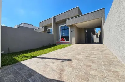 Casa 03 dormitórios e 1 suíte com 82m² - cruzeiro - são josé dos pinhais