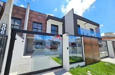 Sobrado 03 dormitórios e 1 suíte com 135m² - cruzeiro - são josé dos pinhais.