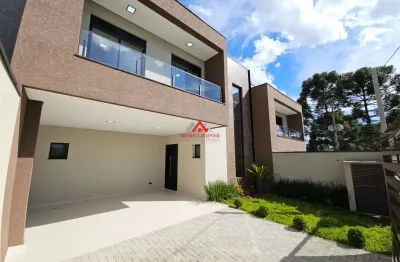 Sobrado 03 dormitórios e 1 suíte com 140m² - boneca do iguaçu - são josé dos pinhais