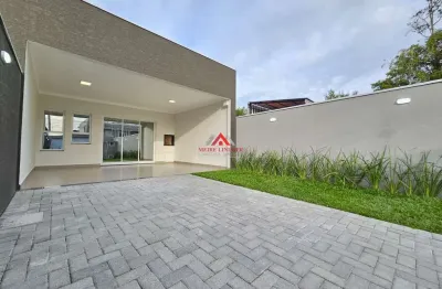 Casa 03 dormitórios e 1 suíte com 118m² - cidade jardim- são josé dos pinhais.