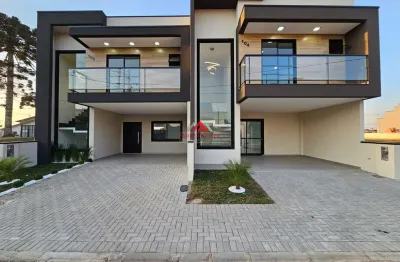 Sobrado 03 dormitórios com 145m²- costeira - são josé dos pinhais