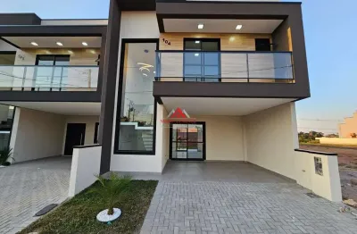 Sobrado 03 dormitórios com 145m²- costeira - são josé dos pinhais