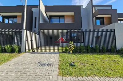 Sobrado alto padrão com 03 suítes , 198m² - centro - são josé dos pinhais