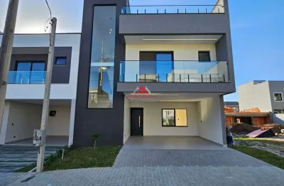 Sobrado 03 dormitórios sendo 1 suíte com 204m² total - costeira - são josé dos pinhais