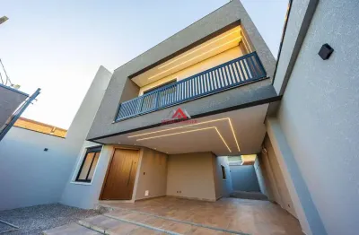 Sobrado alto padrão 04 quartos com 281m² - cruzeiro -são josé dos pinhais