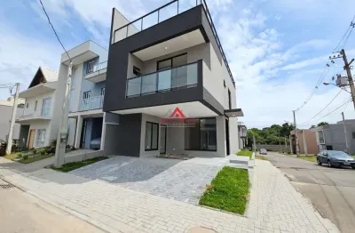 Sobrado  com 03 suítes , em condomínio com 158m²  - costeira - são josé dos pinhais.