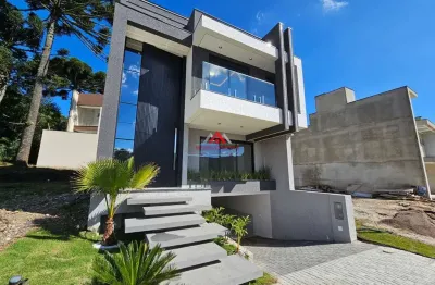 Sobrado alto padrão com 3 suítes - 234m² - costeira - são josé dos pinhais.