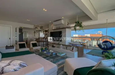 Apartamento no guarujá, enseada, 3 quartos e sala integrada com varanda - mercuri imóveis - imobiliária no guarujá