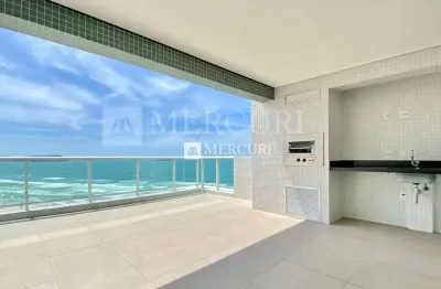 Cobertura no guarujá, enseada, frente ao mar, 3 quartos (3 suítes), varanda gourmet – imobiliária mercuri- imobiliária no guarujá