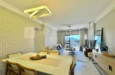 Apartamento no guarujá, enseada, amplo, vista mar, decorado, 3 quartos - mercuri imóveis - imobiliária no guarujá