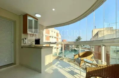 Apartamento com varanda gourmet e três suítes na praia da enseada, guarujá