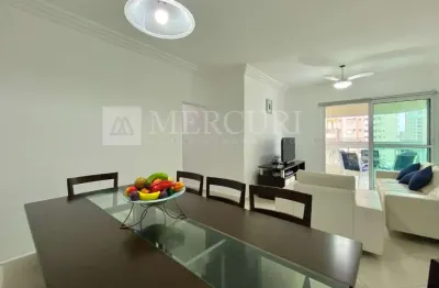 Apartamento no guarujá, enseada, 3 quartos, sala para 2 ambientes e varanda gourmet - mercuri imóveis - imobiliária no guarujá