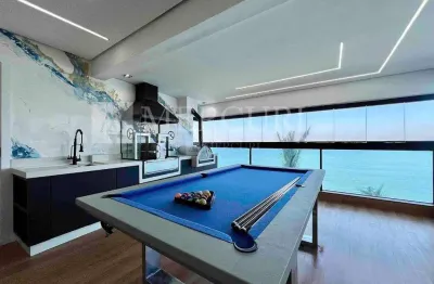 Apartamento no guarujá, praia das pitangueiras, frente para o mar, 3 suítes e com varanda gourmet - mercuri imóveis - imobiliária no guarujá