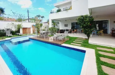 Casa no guarujá, enseada, piscina, churrasqueira, 5 suítes