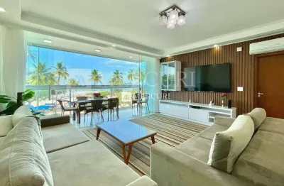 Apartamento no guarujá, pitangueiras, frente mar, com 4 quartos.- mercuri imóveis - imobiliária no guarujá