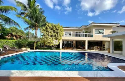 Casa no guarujá, enseada, condomínio fechado, 5 quartos, sala para 3 ambientes e espaço gourmet com piscina - mercuri imóveis - imobiliária no guarujá