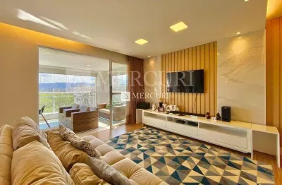 Apartamento no guarujá, enseada, 3 quartos, sendo suítes e varanda gourmet com vista para o mar - mercuri imóveis - imobiliária no guarujá.