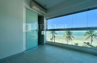 Apartamento de frente para o mar,  2 quartos (1 suíte) à venda, 70 m² por r$ 1.380.000 - jardim astúrias - guarujá/sp - imobiliária mercuri
