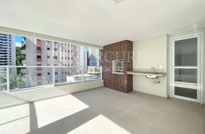 Apartamento no guarujá, pitangueiras, 3 quartos, sendo suítes e varanda gourmet