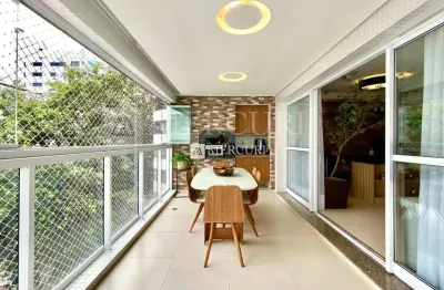 Apartamento no guarujá, pitangueiras, com varanda gourmet, 3 quartos.