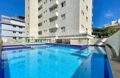 Apartamento no Guarujá, Enseada, 3 Suítes e Mobiliado, Varanda e Prédio com Lazer - Mercuri Imóveis - Imobiliária no Guarujá.