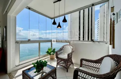 Apartamento no guarujá, astúrias, frente mar, 2 quartos, mercuri imóveis guarujá.