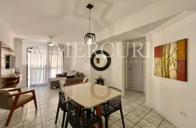 Apartamento no guarujá, enseada, 3 quartos, sala para 2 ambientes e sacada - mercuri imóveis - imobiliária no guarujá