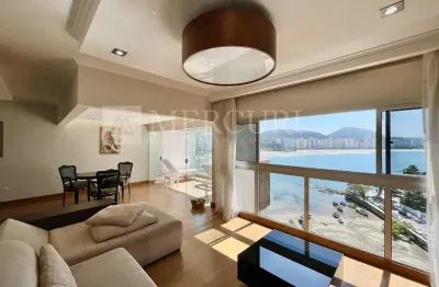 Apartamento no guarujá, astúrias, 2 quartos, sendo 1 suítes e sacada com vista total para o mar - mercuri imóveis - imobiliária no guarujá.