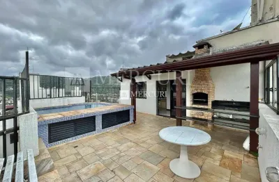 Cobertura com vista para o mar com 2 quartos (1 suíte) à venda, 177 m² por r$ 650.000 - enseada - guarujá/sp - imobiliária mercuri