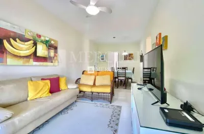 Apartamento no guarujá, enseada, 3 quartos, sala para 2 ambientes e sacada - mercuri imóveis - imobiliária no guarujá